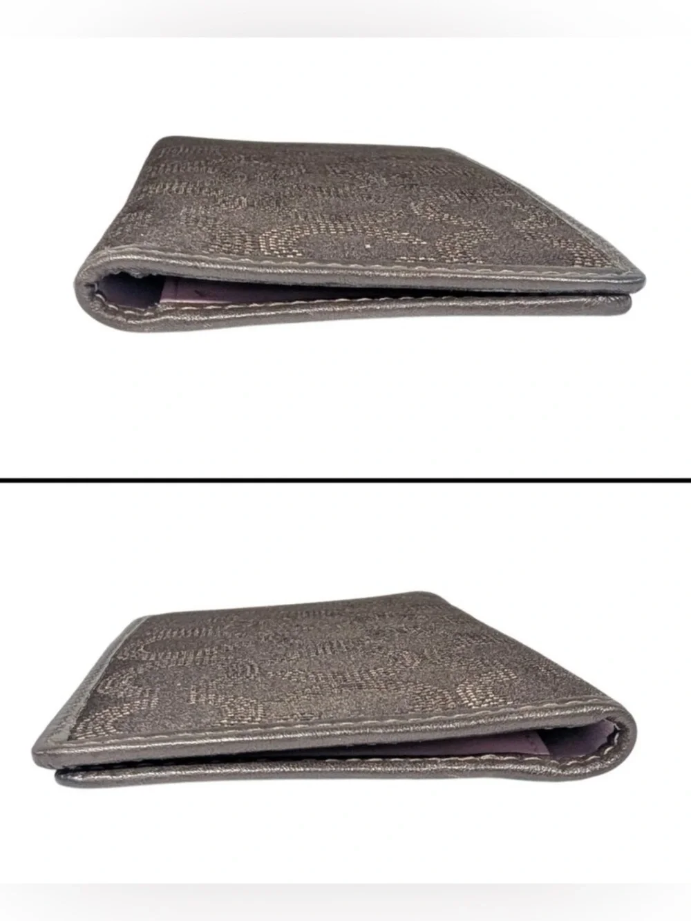 Coach checkbook cover—like